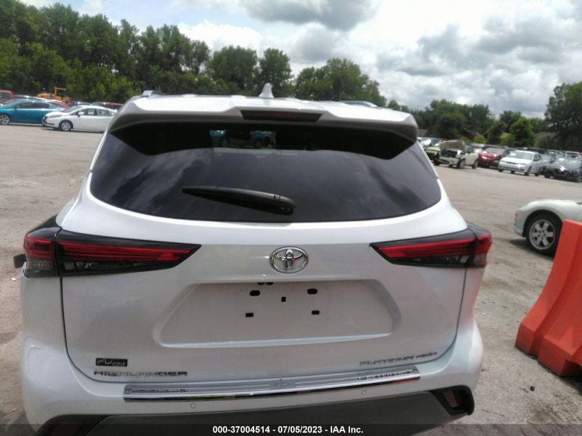 2022 TOYOTA HIGHLANDER PLATINUM - 5TDFZRBH2NS162093