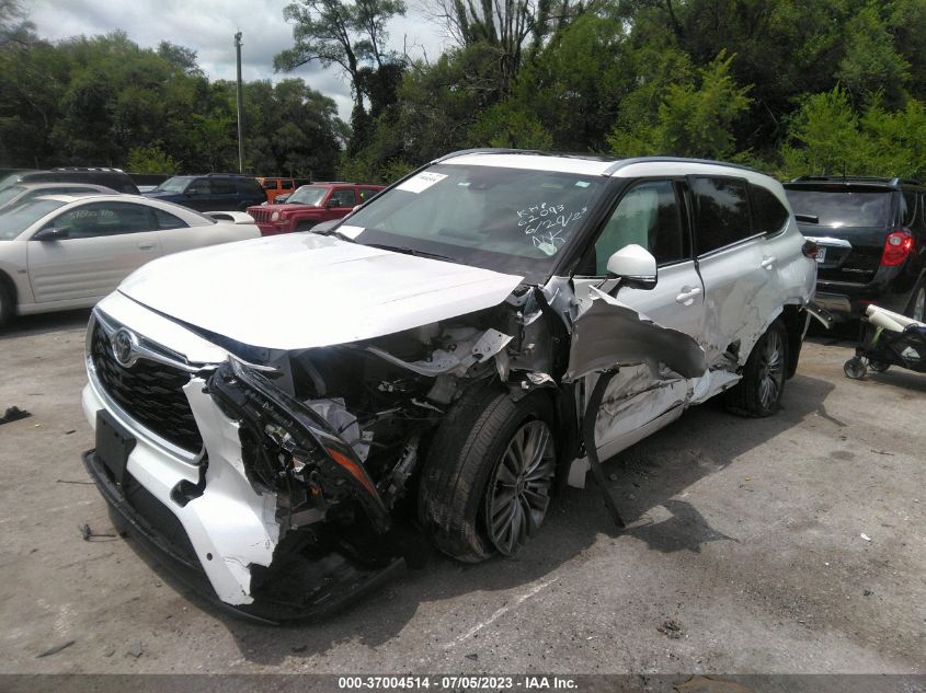 2022 TOYOTA HIGHLANDER PLATINUM - 5TDFZRBH2NS162093