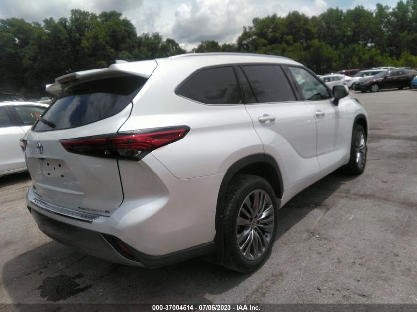 2022 TOYOTA HIGHLANDER PLATINUM - 5TDFZRBH2NS162093