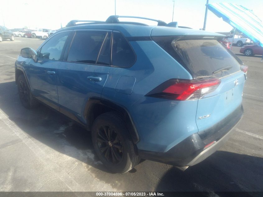2022 TOYOTA RAV4 HYBRID SE - 4T3T6RFV8NU072618