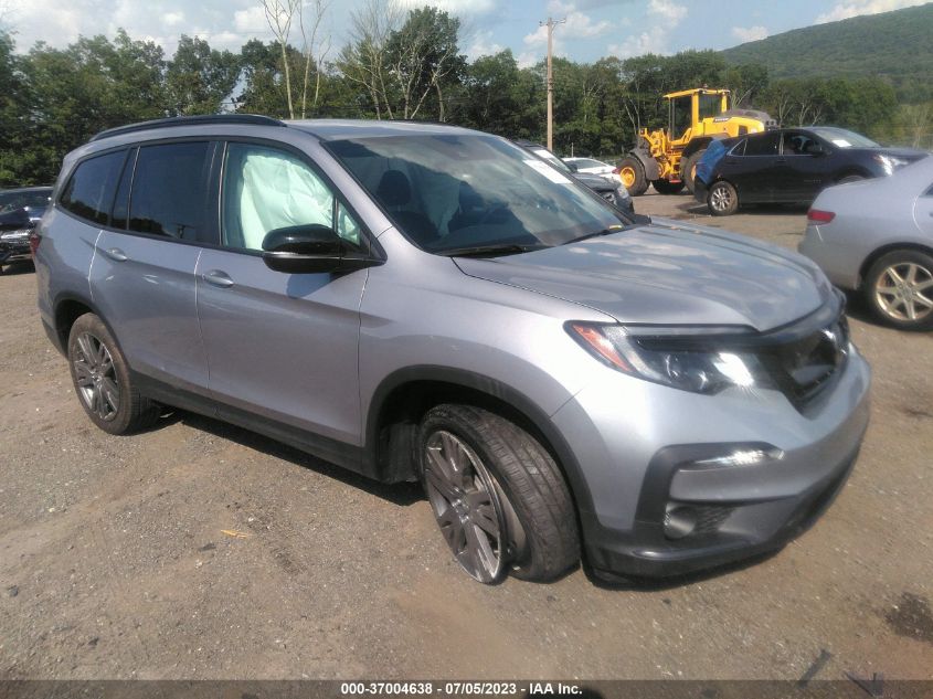 5FNYF6H35NB070167 HONDA PILOT SPORT 2022