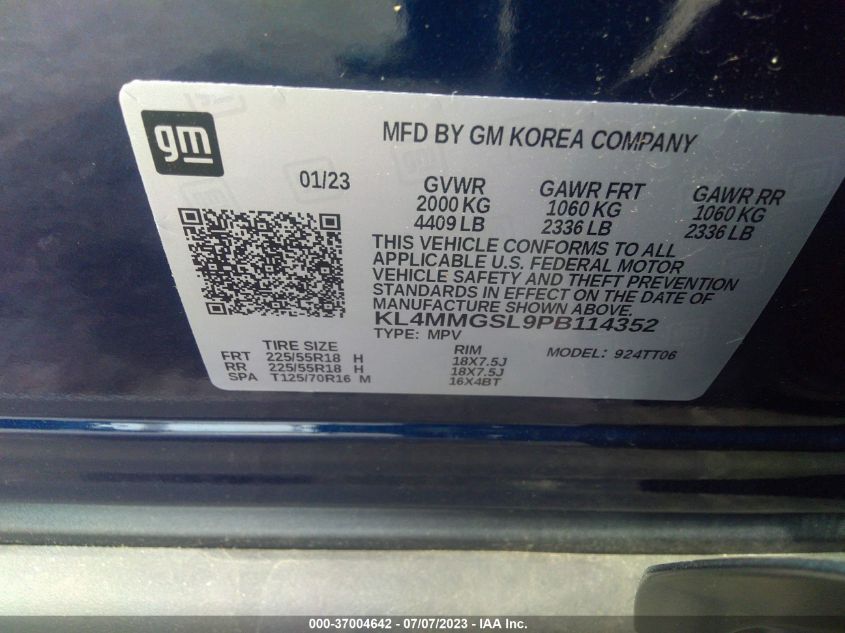 2023 BUICK ENCORE GX ESSENCE - KL4MMGSL9PB114352