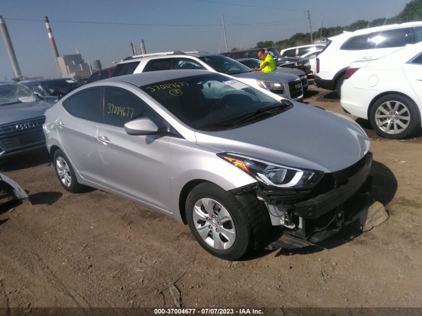 2016 HYUNDAI ELANTRA SE - 5NPDH4AEXGH733312