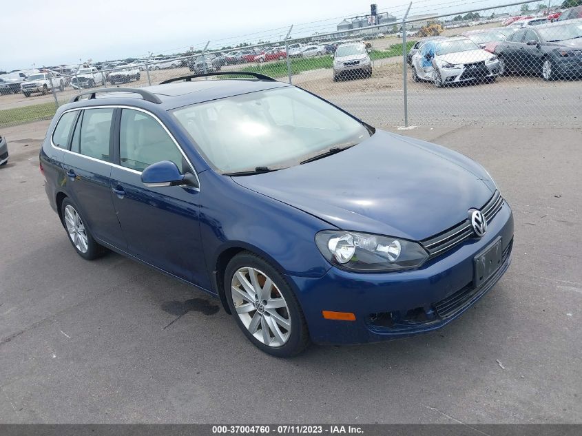 2014 VOLKSWAGEN JETTA SPORTWAGEN TDI W/SUNROOF & NAV - 3VWPL7AJ7EM621095