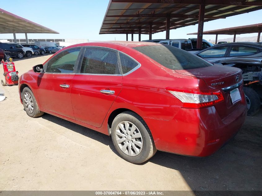 2014 NISSAN SENTRA S/SV/SR/SL - 3N1AB7AP8EY255630