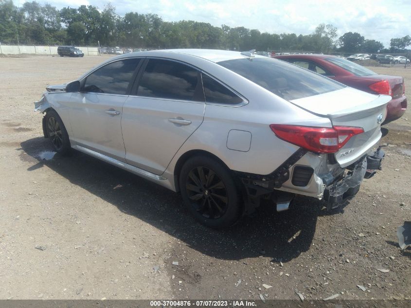 2015 HYUNDAI SONATA 2.4L SPORT - 5NPE34AFXFH029671