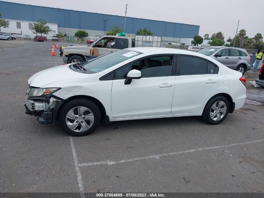 2013 HONDA CIVIC SDN LX - 19XFB2F59DE242768