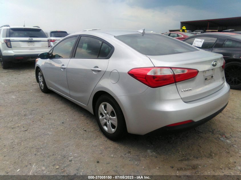 2016 KIA FORTE LX - KNAFX4A62G5551296