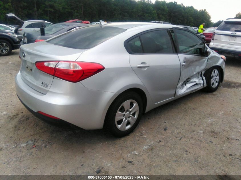 2016 KIA FORTE LX - KNAFX4A62G5551296