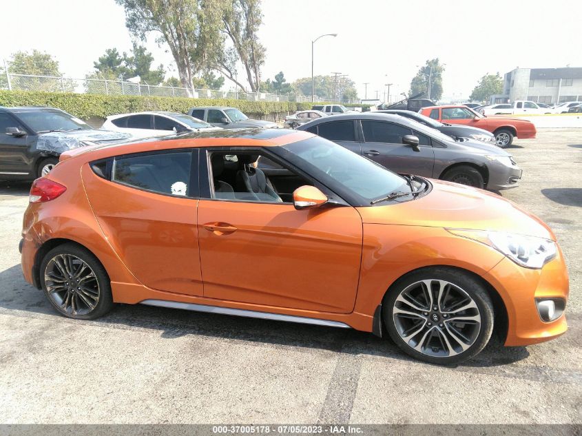 2016 HYUNDAI VELOSTER TURBO - KMHTC6AEXGU257876