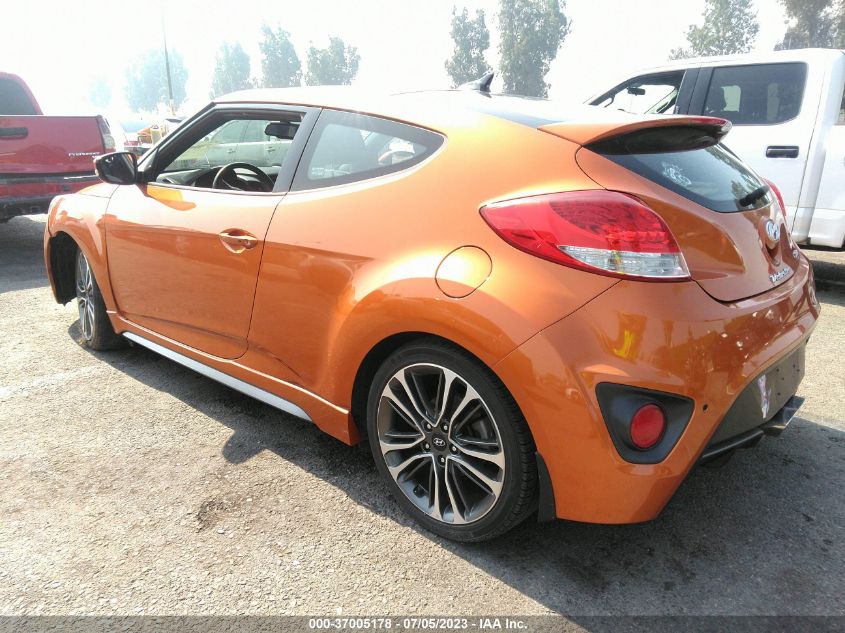 2016 HYUNDAI VELOSTER TURBO - KMHTC6AEXGU257876