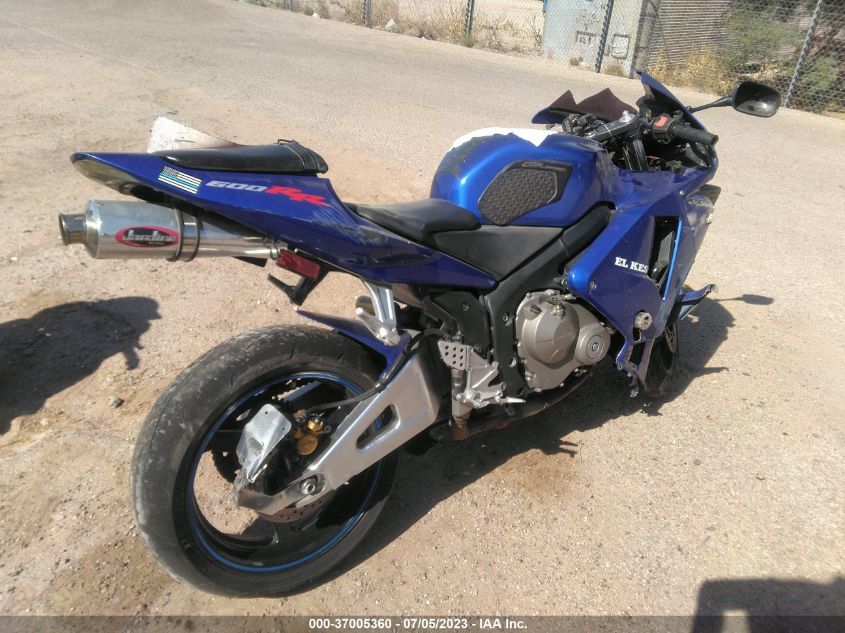 2004 HONDA CBR600 RR - JH2PC370X4M104272