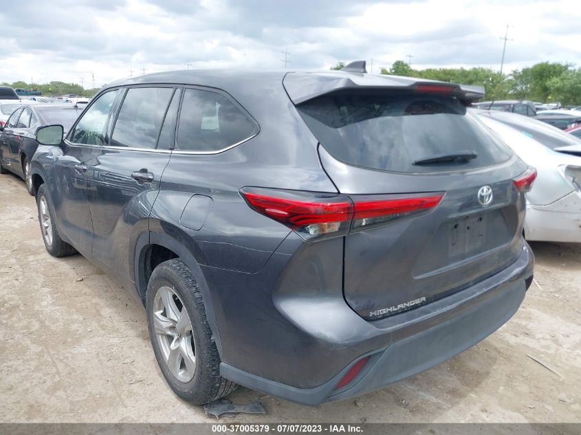 2022 TOYOTA HIGHLANDER L - 5TDCZRAH0NS097149
