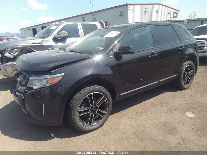 2FMDK4JC0EBA00240 2014 FORD EDGE, photo no. 2