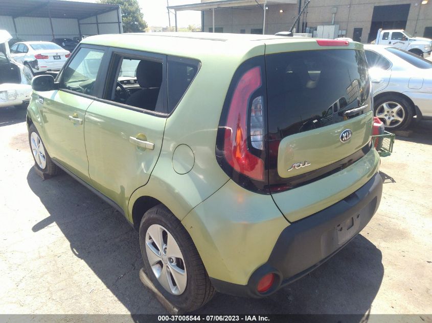 2015 KIA SOUL BASE - KNDJN2A25F7800844
