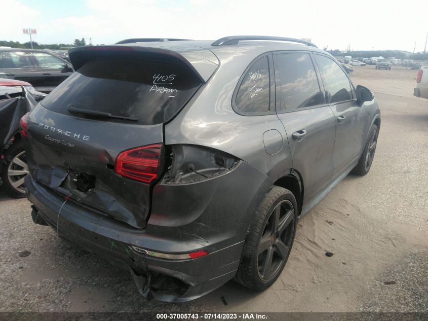 2016 PORSCHE CAYENNE TURBO - WP1AC2A25GLA89188
