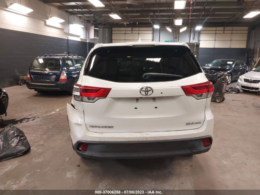2018 TOYOTA HIGHLANDER SE/XLE - 5TDJZRFH5JS550966