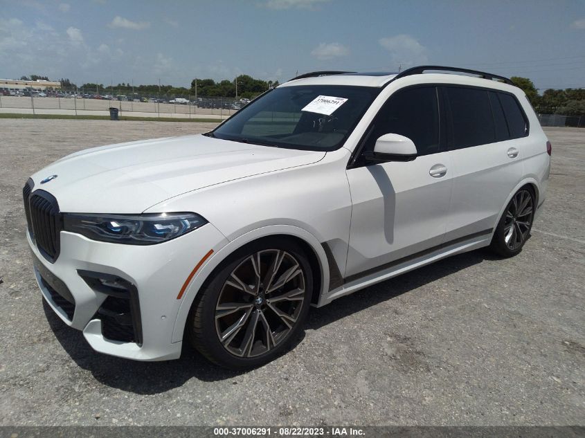 2021 BMW X7 M50I 5UXCX6C05M9H25894