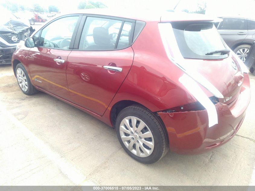 2015 NISSAN LEAF S - 1N4AZ0CP3FC321529