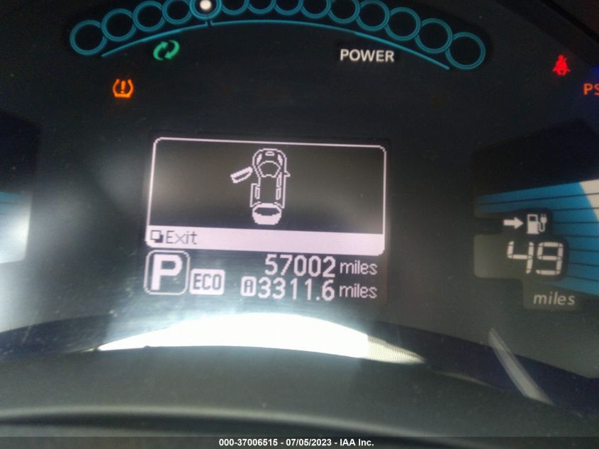 2015 NISSAN LEAF S - 1N4AZ0CP3FC321529