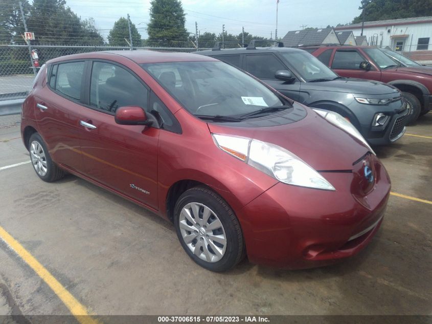 2015 NISSAN LEAF S - 1N4AZ0CP3FC321529