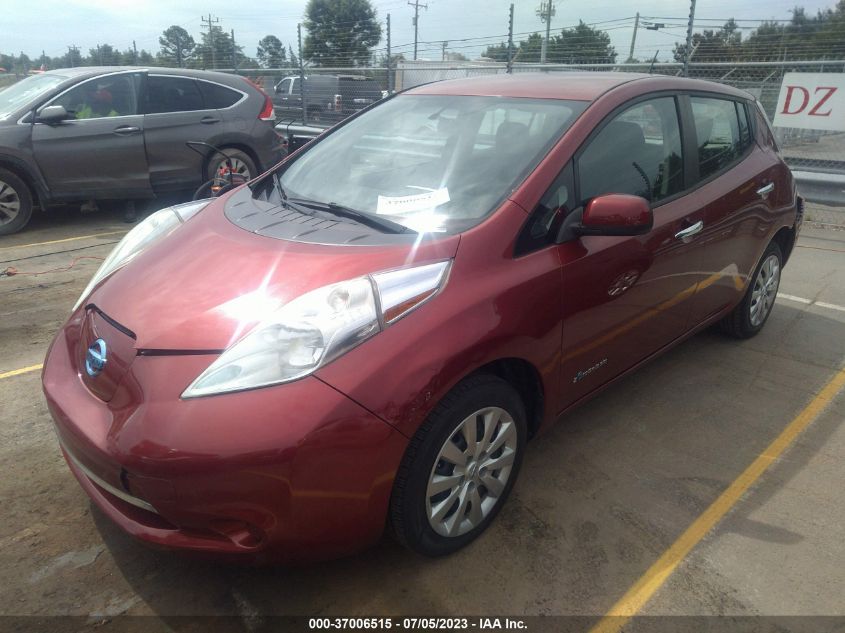 2015 NISSAN LEAF S - 1N4AZ0CP3FC321529