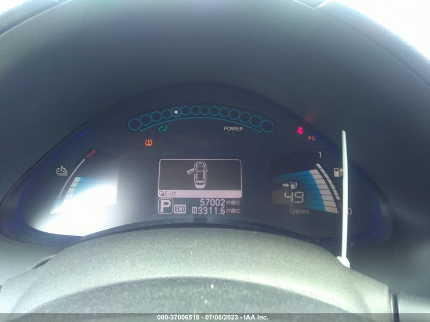 2015 NISSAN LEAF S - 1N4AZ0CP3FC321529