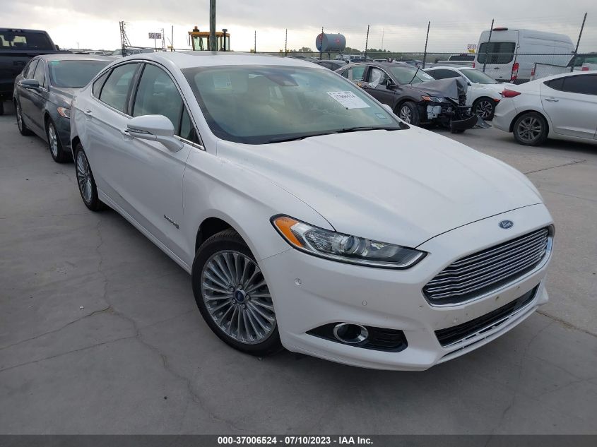 2014 FORD FUSION TITANIUM HYBRID - 3FA6P0RU2ER210513