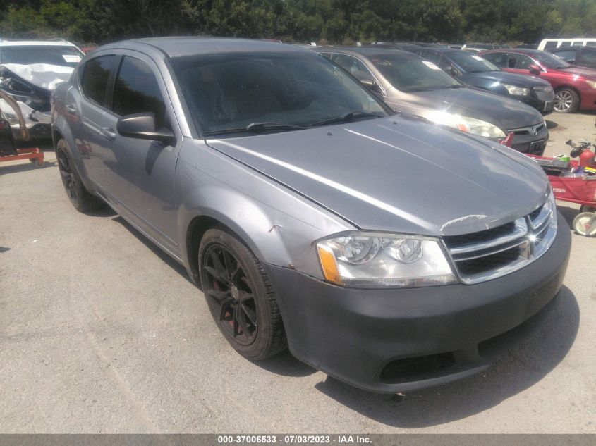 2013 DODGE AVENGER SXT - 1C3CDZCG2DN663680