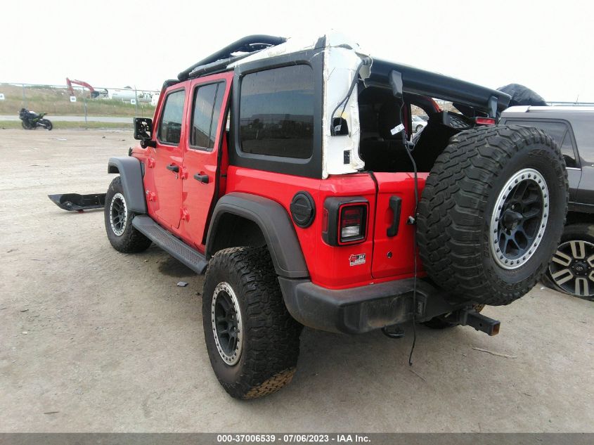 2018 JEEP WRANGLER UNLIMITED SPORT - 1C4HJXDGXJW146453