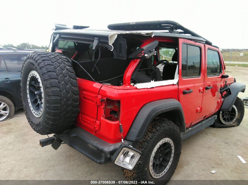 2018 JEEP WRANGLER UNLIMITED SPORT - 1C4HJXDGXJW146453
