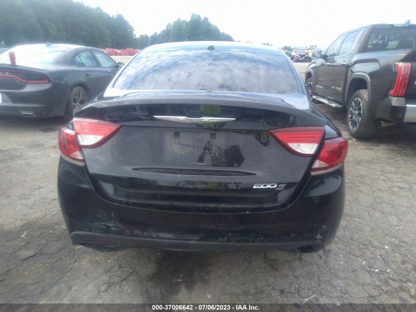 2015 CHRYSLER 200 S - 1C3CCCBG6FN582606
