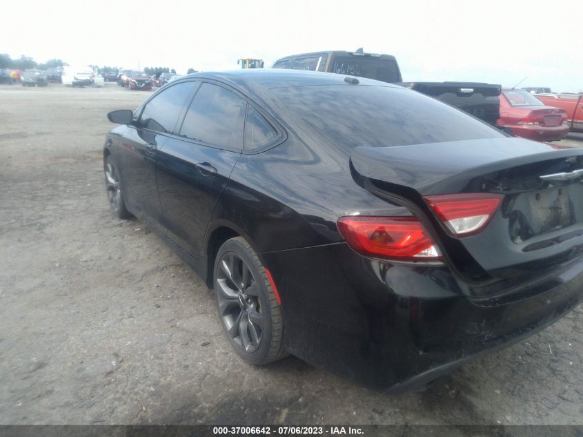 2015 CHRYSLER 200 S - 1C3CCCBG6FN582606