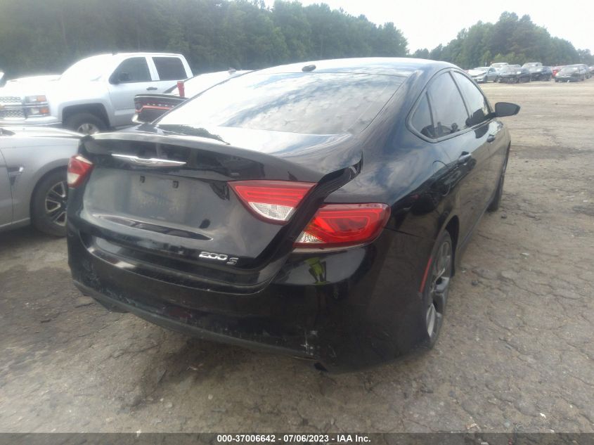 2015 CHRYSLER 200 S - 1C3CCCBG6FN582606