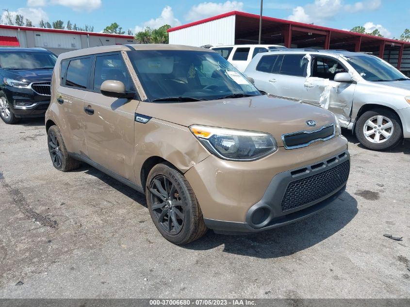2016 KIA SOUL BASE - KNDJN2A27G7267302