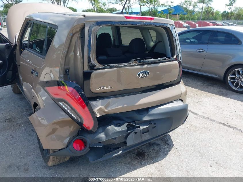 2016 KIA SOUL BASE - KNDJN2A27G7267302