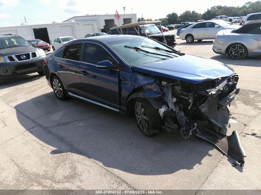 2015 HYUNDAI SONATA 2.4L SPORT - 5NPE34AF6FH032597