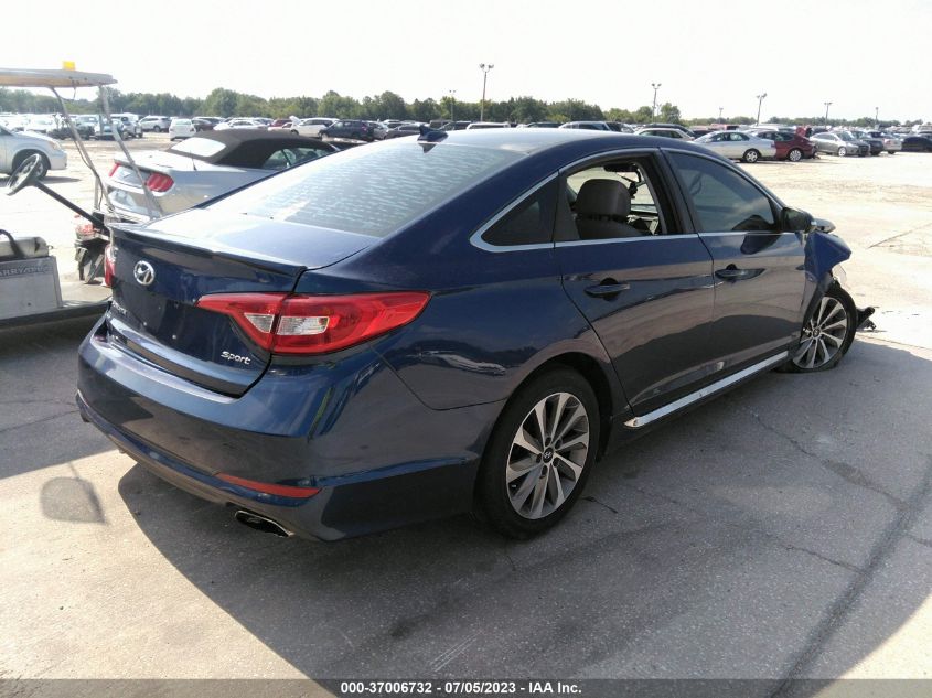 2015 HYUNDAI SONATA 2.4L SPORT - 5NPE34AF6FH032597