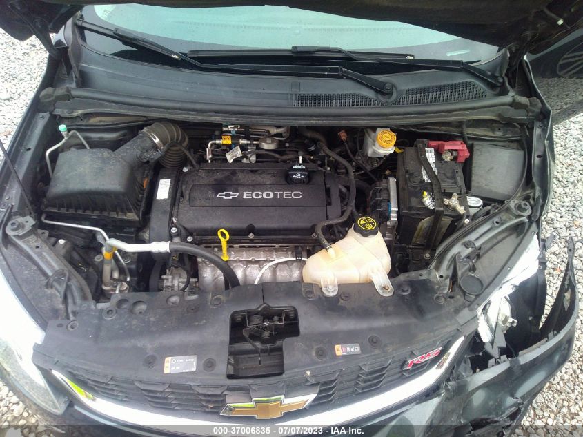 2017 CHEVROLET SONIC LT - 1G1JD5SH4H4142776