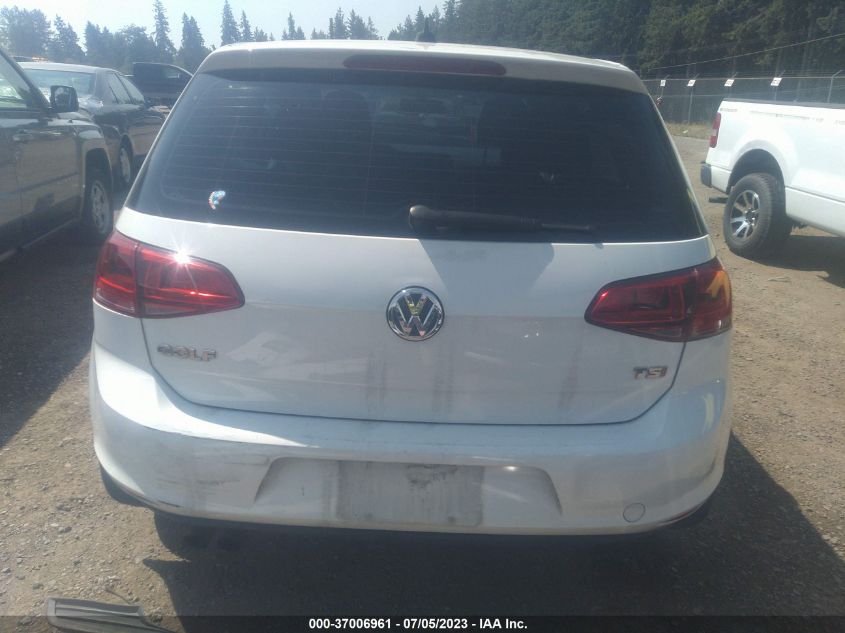 2017 VOLKSWAGEN GOLF S - 3VW217AUXHM067873