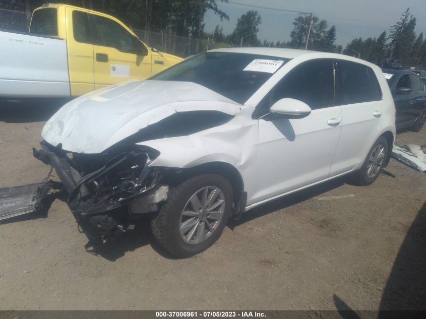 2017 VOLKSWAGEN GOLF S - 3VW217AUXHM067873