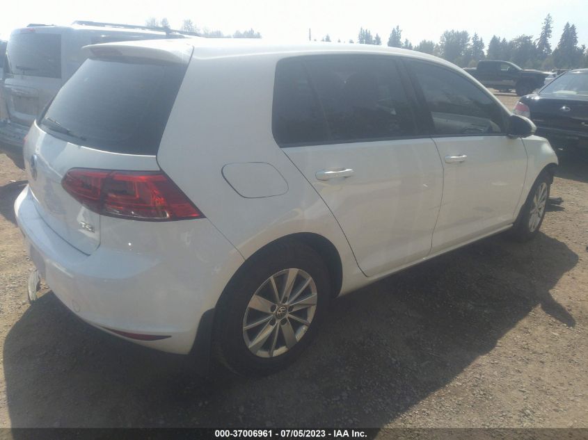 2017 VOLKSWAGEN GOLF S - 3VW217AUXHM067873