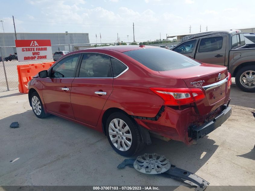 2016 NISSAN SENTRA SV - 3N1AB7AP9GL658533