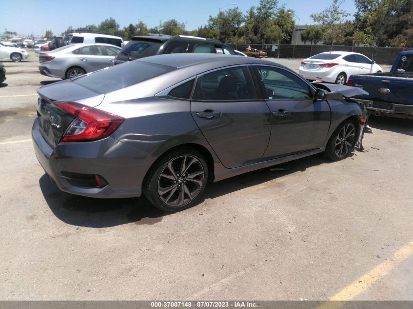 2019 HONDA CIVIC SEDAN SPORT - 2HGFC2F8XKH591139