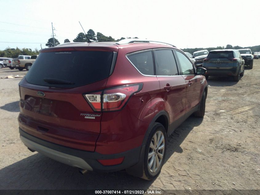 2017 FORD ESCAPE TITANIUM - 1FMCU0J99HUD10663