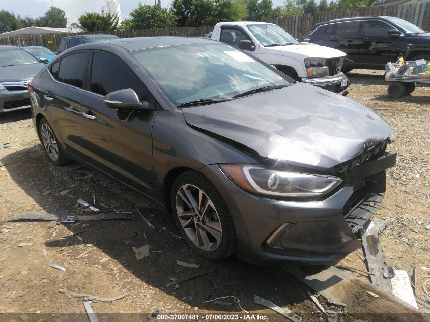 2017 HYUNDAI ELANTRA LIMITED - 5NPD84LF7HH128588