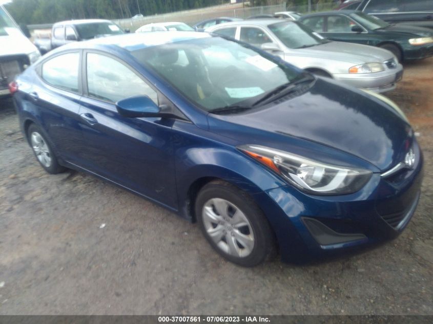 2016 HYUNDAI ELANTRA SE - 5NPDH4AE5GH742936