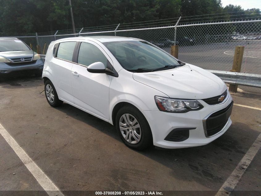 2019 CHEVROLET SONIC LT - 1G1JG6SB2K4138502
