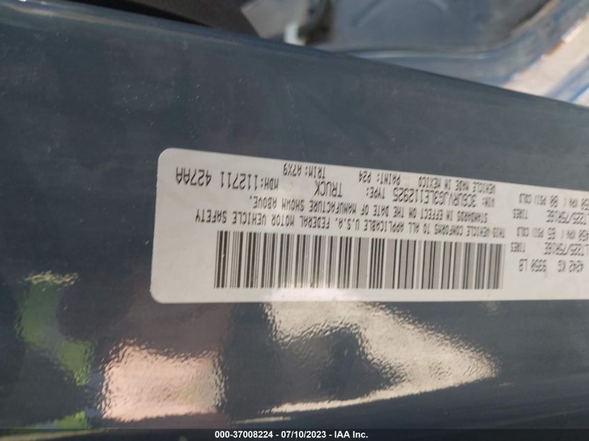 2020 RAM PROMASTER CARGO VAN - 3C6URVJG3LE112925