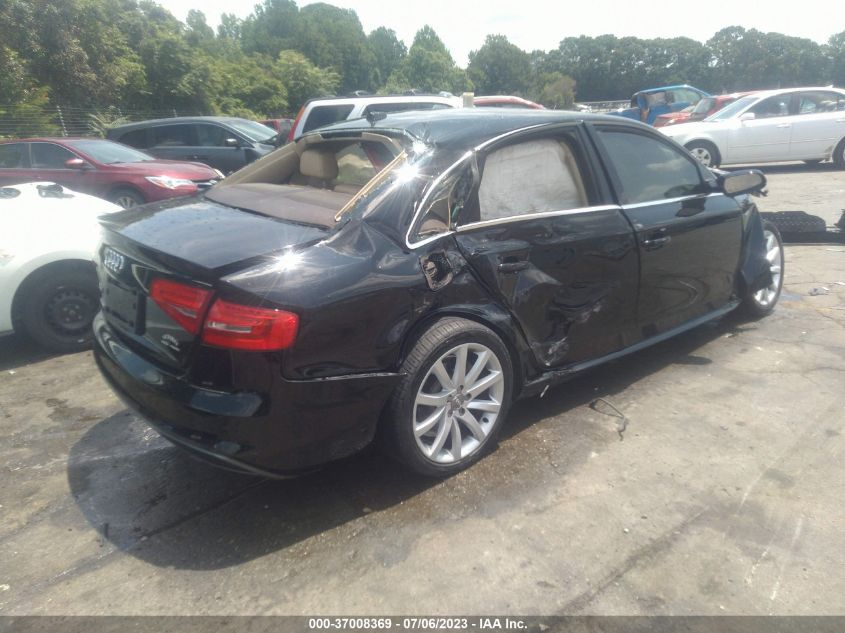 2014 AUDI A4 PREMIUM - WAUAFAFL6EN018343